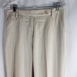 Van Heusen Stretch Tan Straight Leg Pants w/Pockets Size 6R